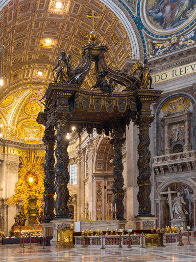 baldacchino di san pietro in vaticano