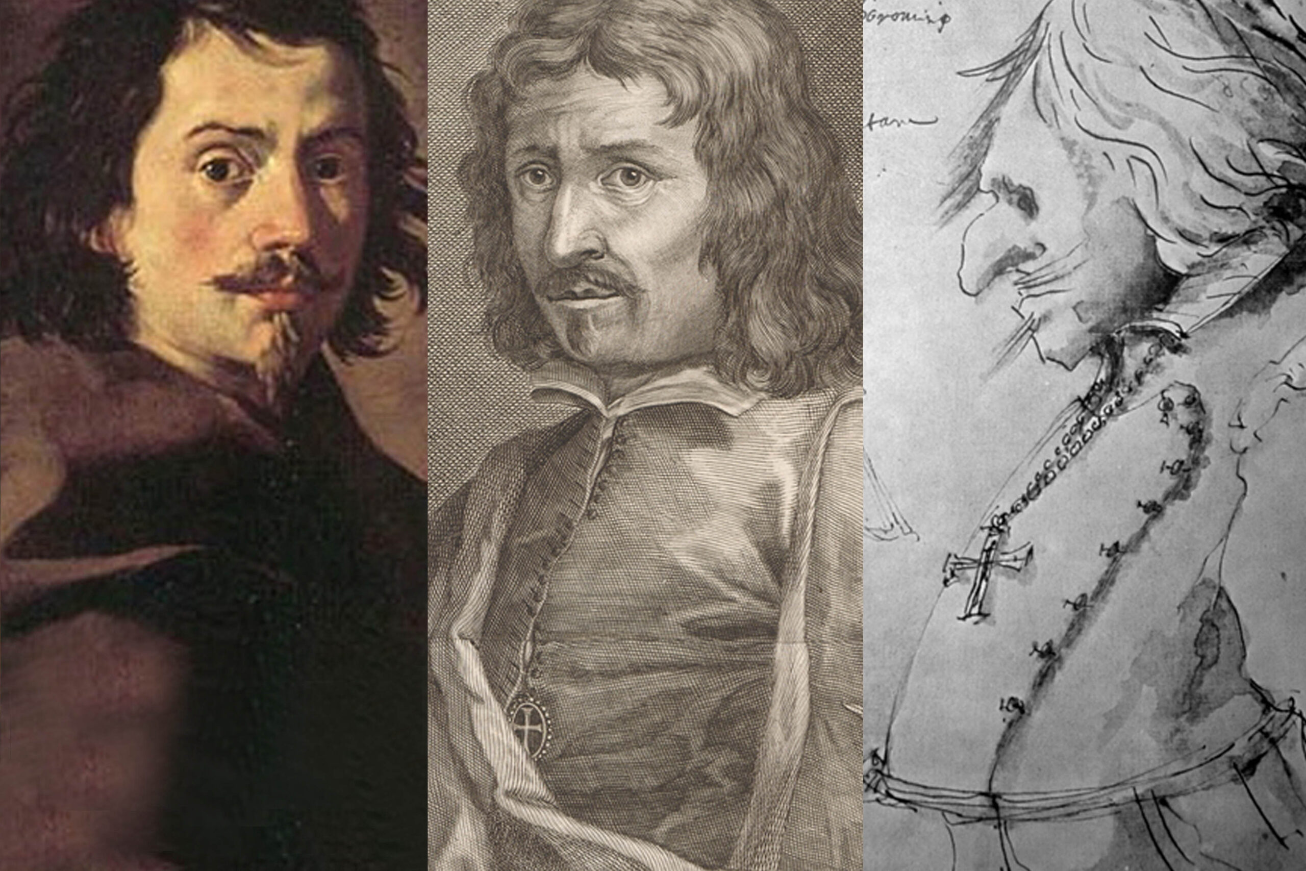 Francesco Borromini in tre momenti della sua vita
